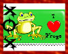 I love frogs stamp