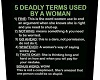 Poster 5 Deadly Terms
