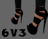 6v3| HOT Black Heels