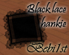 [Bebi] Black lace hankie