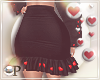 Ruffles Skirt Red Hearts