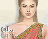 Zahra Red Saree