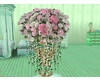 Pink Roses In Vase