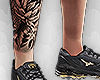 B Tattoo Carpa Right Leg