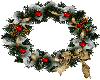 animated xmas wreath