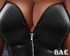 B| Black Leather Catsuit