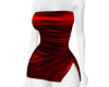 Lexi Red Velvet Dress