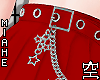 空 Skirt Emo Red 空