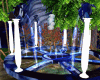 animated fountain blue