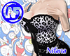 White Leopard Corset