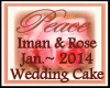 Rose & Iman Wedd Cake