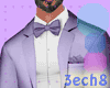Full Lilac Suit +Bow Tie