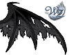 Dark Grey Dragon Wings