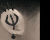 FORK EAR RING SILVER R M