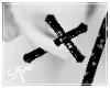 [X]Pierced Cross Male R
