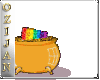 rainbow and pot
