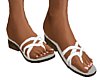 White Sandal Slippers
