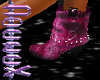 ") SNAKE CB BOOTS PINK