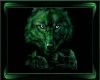 Green Wolf Hoody