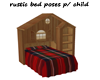 rustic bed poses p child