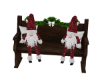 Christmas Bench Gnomes