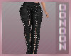 Z Leather Laceup Pants