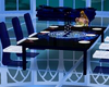 blue dragon table set