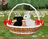 Basket with Rabbits