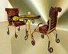 Golden romantic table