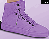 I' Purple + Blk Shoes