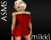MK Frilly Red Dress