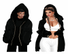 HOODIE COUPLE NOIR H
