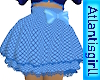 Blue Puff Ball skirt