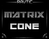 Teal Matrix Cone Light