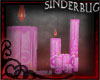 ~@ Pink Swirly Candles