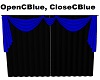 Curtains wDrapes Blue