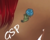 "Custom" Blu rose Tattoo