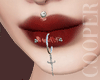 !A lip piercing