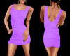 Slinky Purple Mini Dress
