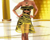 fashion gold black strip