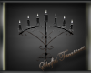 :ST: Black & Silv Candle