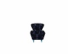 fauteuil noir pied bleu