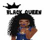 Black Queen Head Sign