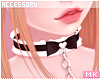 金. Choker + Leash