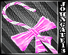 Bow Candy Cane Pink