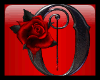 Goth Rose O Sticker
