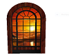 SUNSET ARCHED WINDOW
