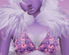 light purple shoulderfur