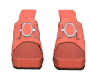 Medusa Orange Heels