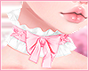 Maid choker pink